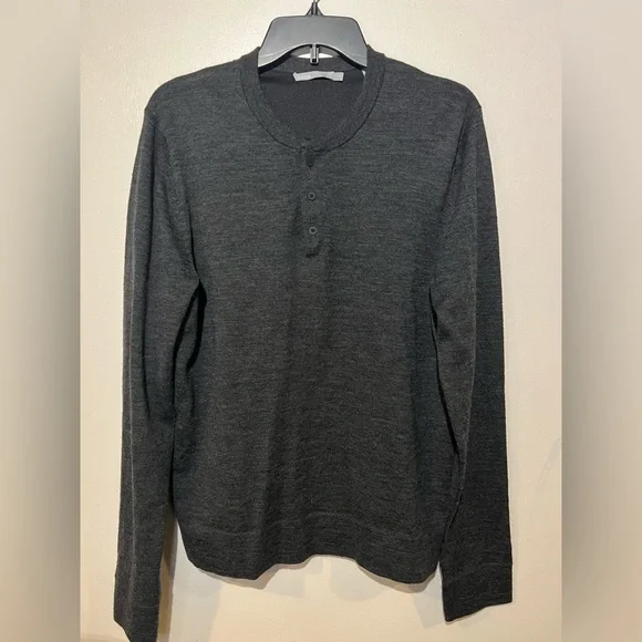 Medium Vince wool button up Henley sweater